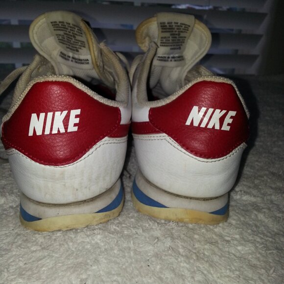 Red Nike Cortez Women's Cheer Sneakers Shoes Worn - Picture 10 of 15